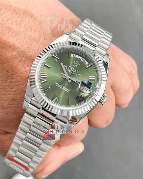 rolex day date 40 case dimensions|Rolex Day-Date 40 mm.